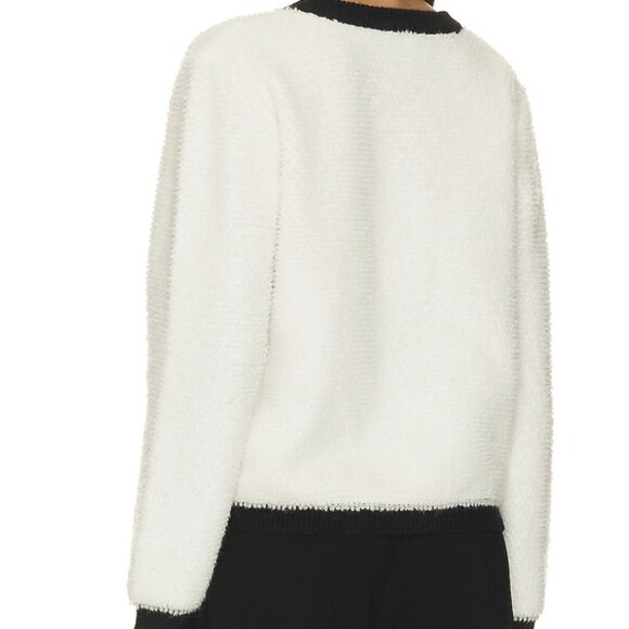 Line & Dot Bon Sweater- Black & White - Picture 3 of 5